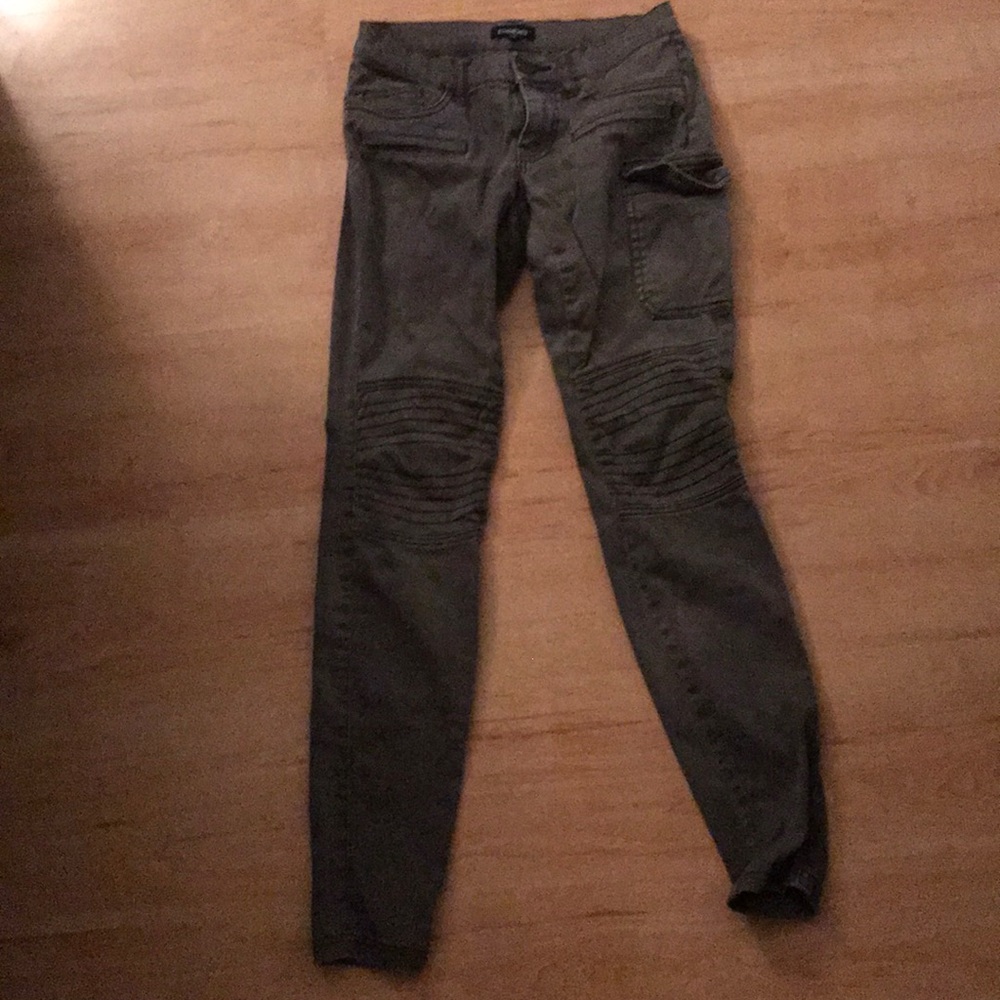 A pair of Bebe jeans